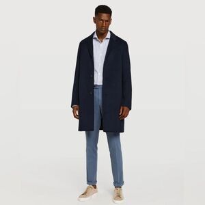 (N5) Handmade wool coat, size S men